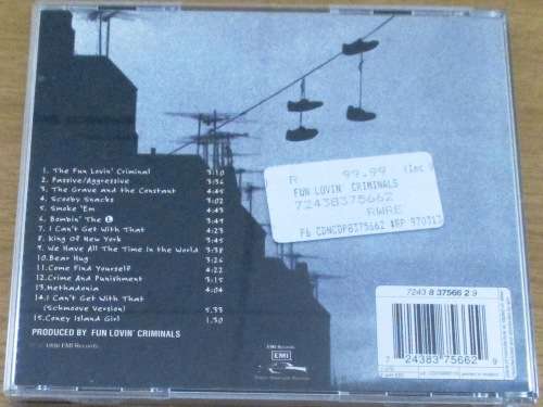 FUN LOVIN` CRIMINALS Come Find Yourself CD  [msr]