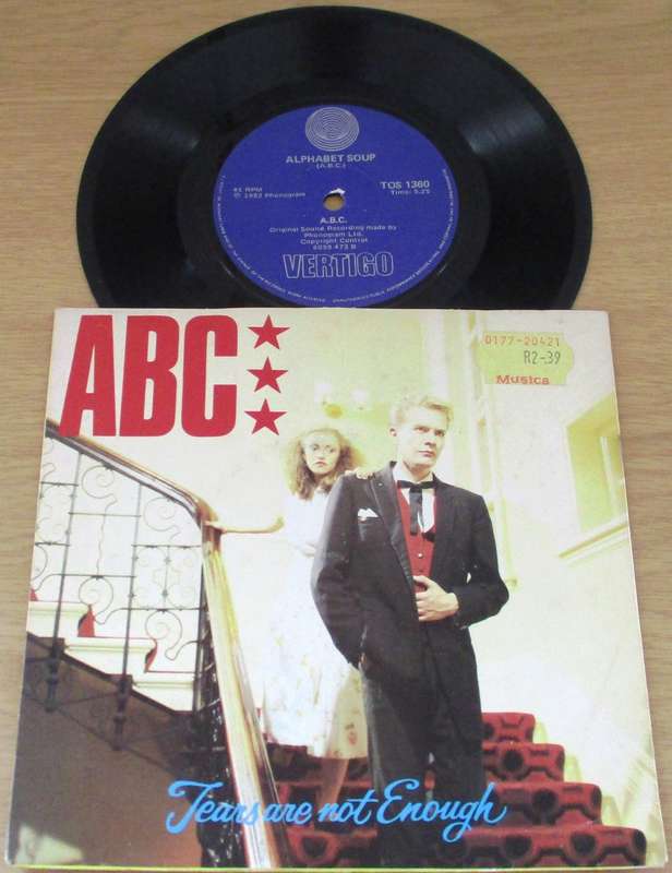 ABC Tears are Not Enough 7 single South African Pressing