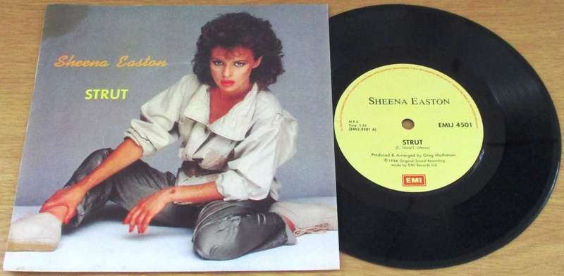 SHEENA EASTON Strut 7 single South African Pressing