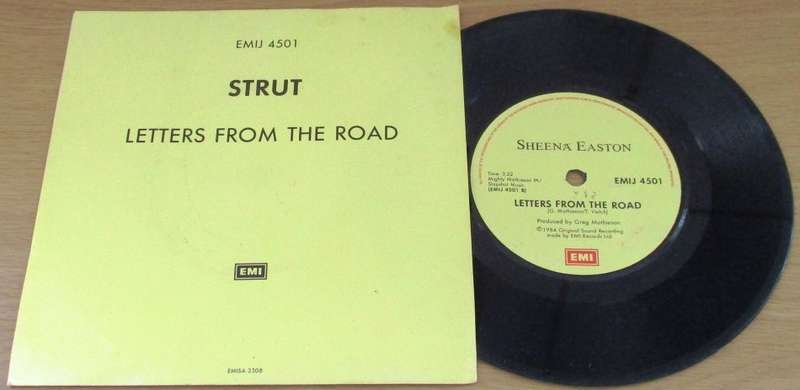 SHEENA EASTON Strut 7 single South African Pressing