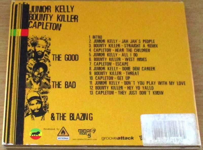 JUNIOR KELLY BOUNTY KILLER CAPLETON The Good The Bad & the Blazing CD  [msr]