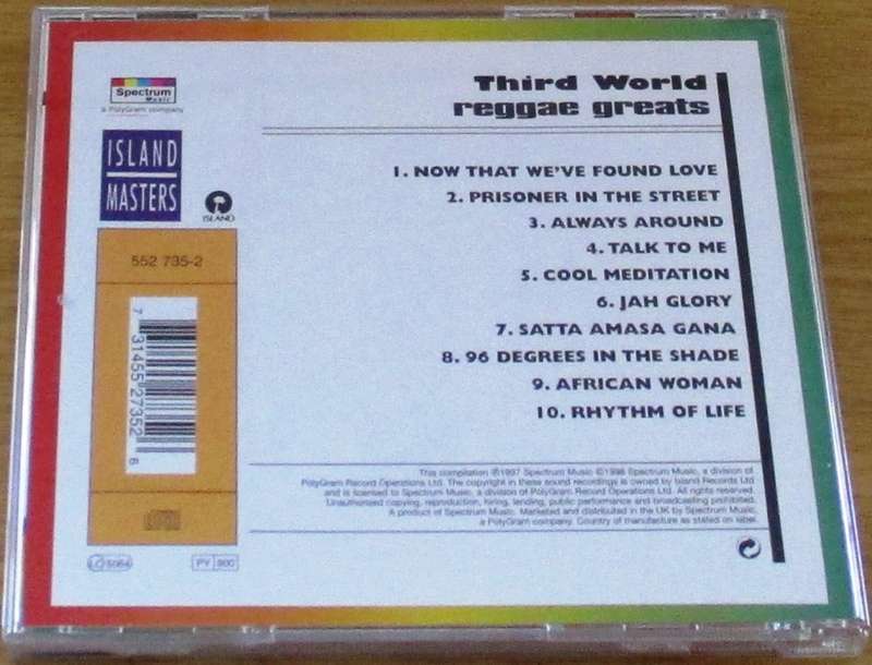 THIRD WORLD Reggae Greats CD  [msr]