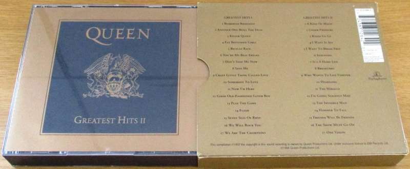 QUEEN Greatest Hits I & II 2xCD FATBOX [msr]
