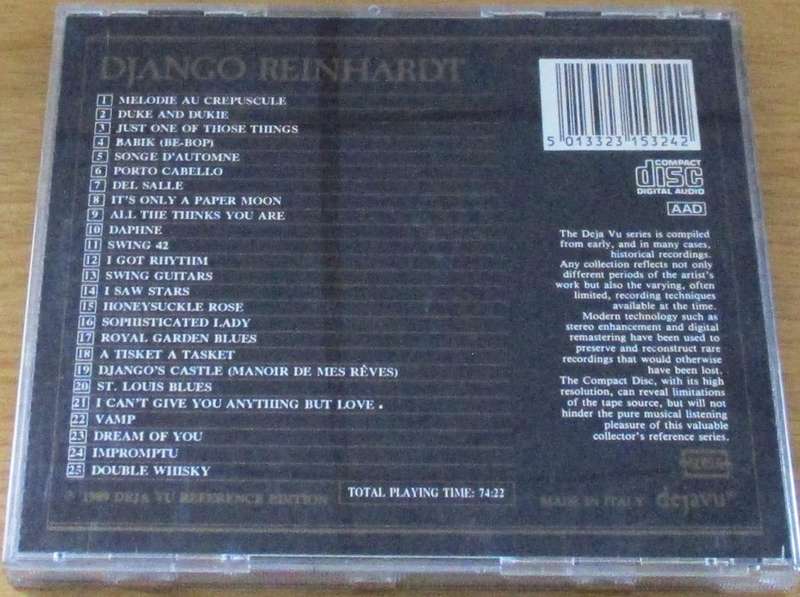 DJANGO REINHARDT The Story CD [msr]