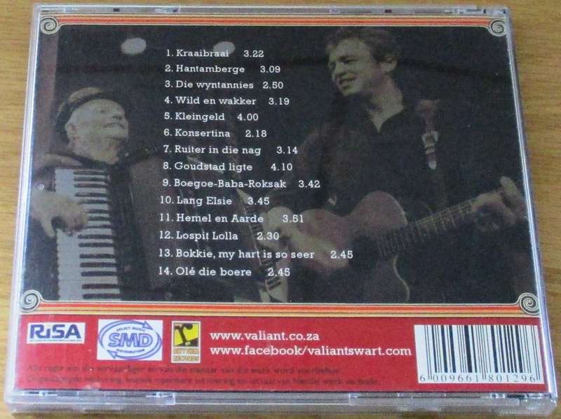 VALIANT SWART + OLLIE VILJOEN Wild en Wakker CD [msr]