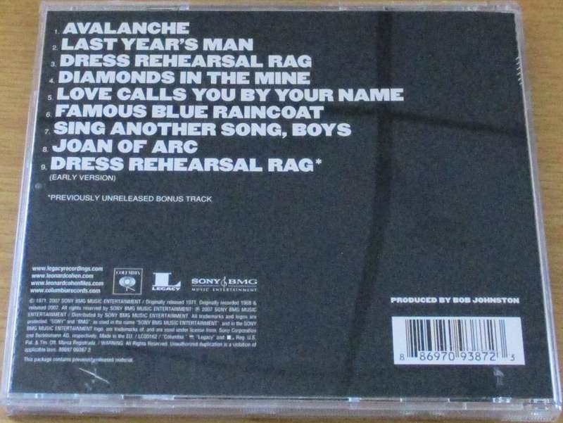 LEONARD COHEN Songs of Love and Hate [msr]
