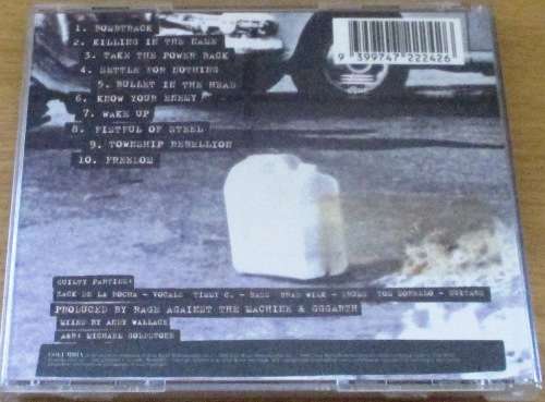 RAGE AGAINST THE MACHINE Self Titled CD [msr]