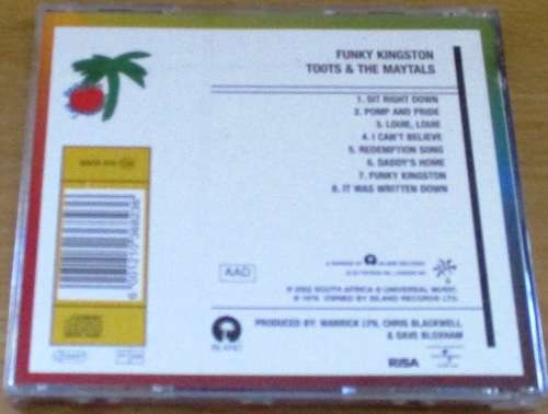 TOOTS AND THE MAYTALS Funky Kingston CD [msr]