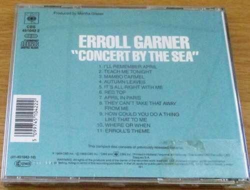 ERROLL GARNER Concert by the Sea CD [msr]