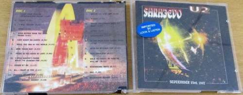 U2 Sarajevo September 23rd, 1997 2xCD [Shelf Z x 2]