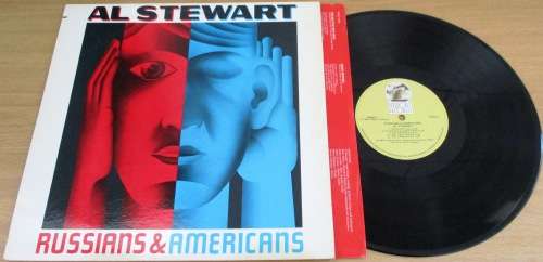 AL STEWART Russians & Americans LP VINYL RECORD