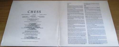 CHESS O.S.T. LP VINYL RECORD