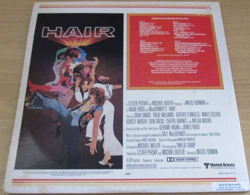 HAIR O.S.T. LP VINYL RECORD