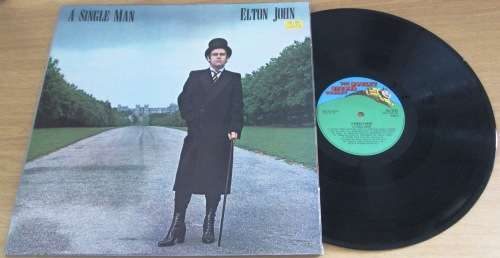 ELTON JOHN A Single Man LP VINYL RECORD