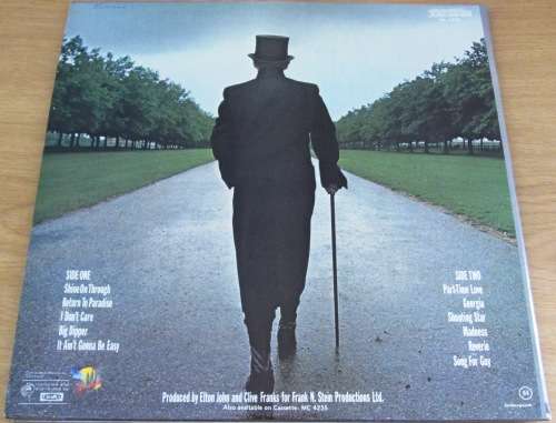 ELTON JOHN A Single Man LP VINYL RECORD