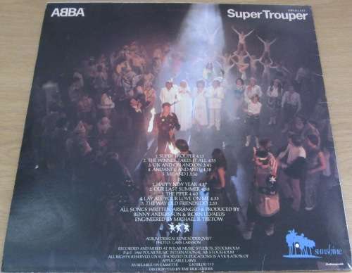 ABBA SuperTrouper LP VINYL RECORD