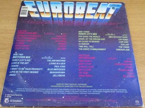 EUROBEAT VOL.4   2xLP VINYL RECORD