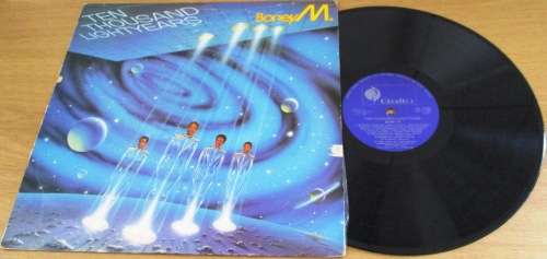 BONEY M Ten Thousand Lightyears LP VINYL RECORD