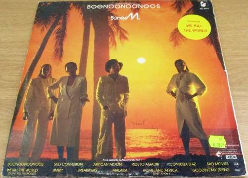 BONEY M Boonoonoonoos LP VINYL RECORD