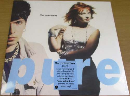 THE PRIMITIVES Pure 2021 Remastered WHITE OPAQUE UK VINYL LP Record
