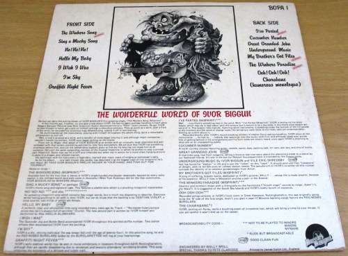 IVOR BIGGUN and the RED-NOSE BURGLARS The Winker`s Album Misprint LP VINYL RECORD