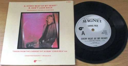 CHRIS REA Every Beat of my Heart IMPORT 7` Single VINYL RECORD
