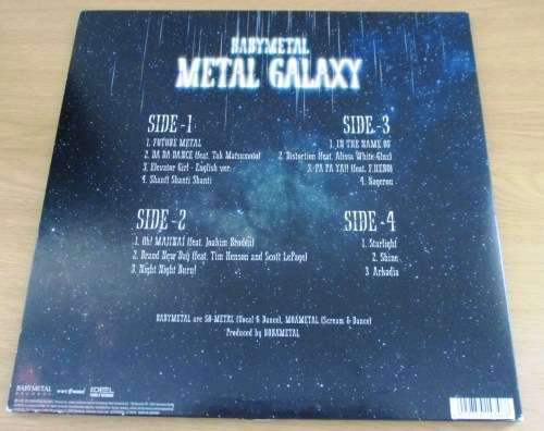 BABY METAL Metal Galaxy Ltd Edition EUROPEAN / UK Pressing VINYL 2xLP RECORD