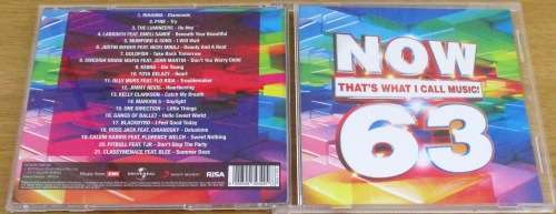 NOW THAT`S WHAT I CALL MUSIC 63 CD [SHELF V BOX 4]