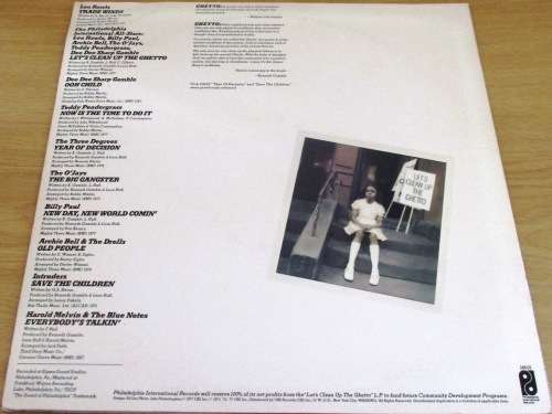 The Philadelphia International All-Stars  Let`s Clean Up The Ghetto IMPORT Pressing VINYL RECORD