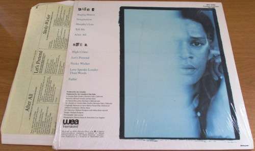 AL JARREAU High Crime South African Pressing VINYL RECORD