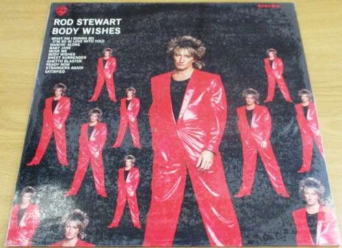 ROD STEWART Body Wishes South African Pressing VINYL RECORD
