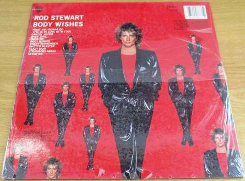 ROD STEWART Body Wishes South African Pressing VINYL RECORD
