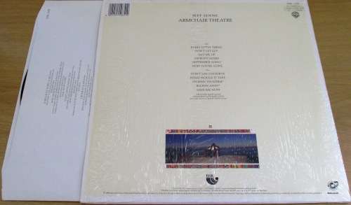 JEFF LYNNE OF ELO Armchair Theatre South African Pressing VINYL RECORD