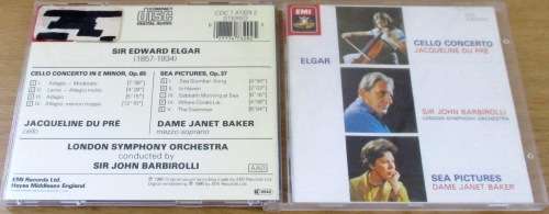 ELGAR CELLO CONCERTO SEA PICTURESCD  [Classical Box 1]