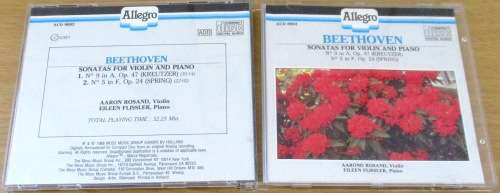 BEETHOVEN Sonatas for Violin and Piano CD  [Classical Box 2]