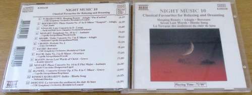 NIGHT MUSIC 10 Classical Favourites for Relaxing and Dreaming CD [Classical Box 2]
