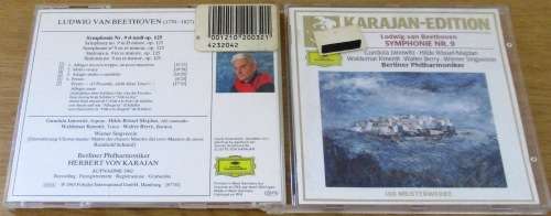 KARAJAN-EDITION Ludwig van Beethoven Symphonie Nr. 9 CD [Classical Box 2]