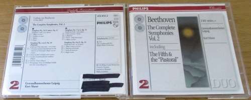 BEETHOVEN The Complete Symphonies Vol. 2 2xCD [Classical Box 2]