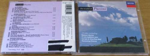 The World of PUCCINI CD [Classical Box 3]