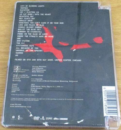 U2 Vertigo live from Chicago DVD