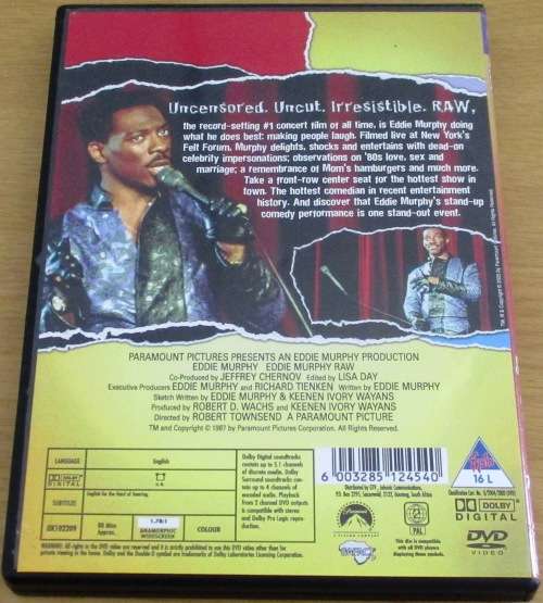 EDDIE MURPHY Raw  [DVD BOX 6]