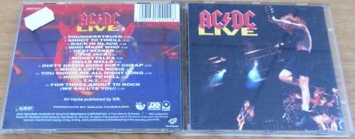 AC/DC Live CD [SHELF Z x 9]