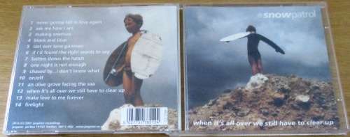 SNOW PATROL When It`s All Over We Still Have to Clear Up CD [SHELF G x 6]