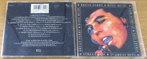 BRYAN FERRY + ROXY MUSIC Street Life 20 Great Hits CD [SHELF G x 21]