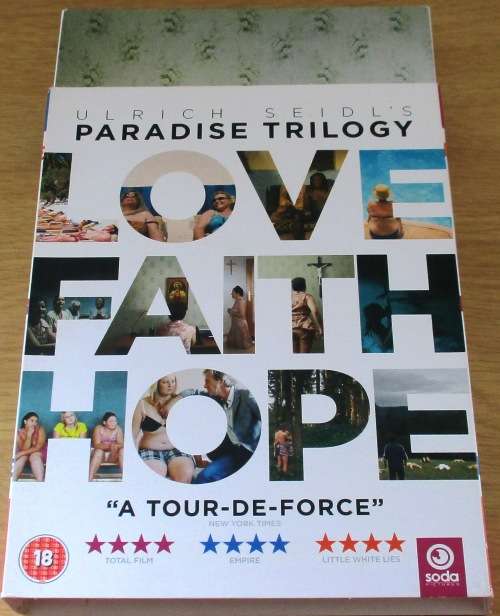 CULT FILM: ULRICH SEIDL`S PARADISE TRILOGY Love Faith Hope 3xDVD [DVD BOX 8]