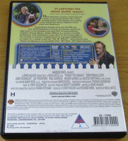 CULT FILM: Dennis the Menace Special Edition  [DVD BOX 8]