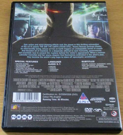 CULT FILM: The Day the Earth Stood Still KEANU REEVES  [DVD BOX 8]