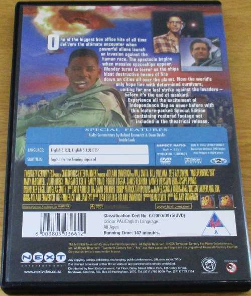 CULT FILM: INDEPENDENCE DAY  [DVD BOX 9]