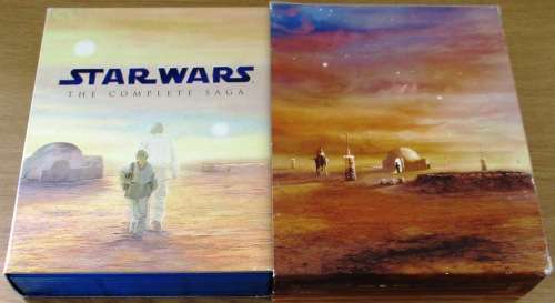 STAR WARS The Complete Saga Blu Ray BOX SET Includes first 6 films + 4 bonus discs