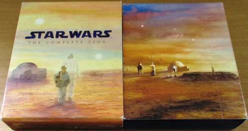STAR WARS The Complete Saga Blu Ray BOX SET Includes first 6 films + 4 bonus discs